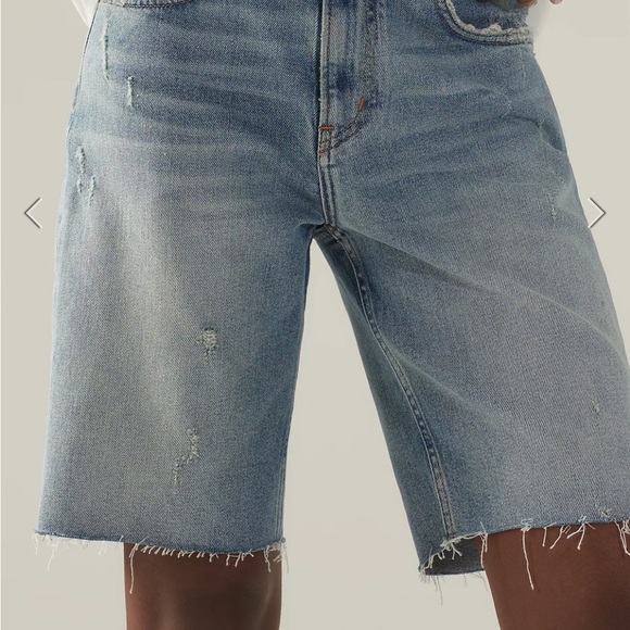 Pilcro Denim Mid-Thigh Shorts size 26 - Picture 2 of 14
